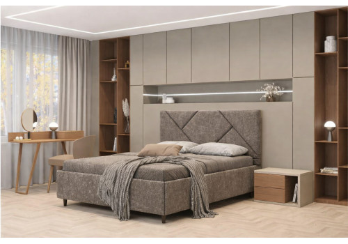 Из ДСП и МДФ, Кровать-подиум Bloom/Блум (1400х1900/2000), фото 9 Из ДСП и МДФ, Кровать-подиум Bloom/Блум (1400х1900/2000)